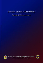 Sri Lanka Journal of Social Work - 2017