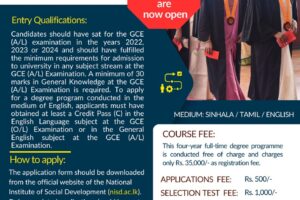 Bachelor of Social Work 2025/26 - 1