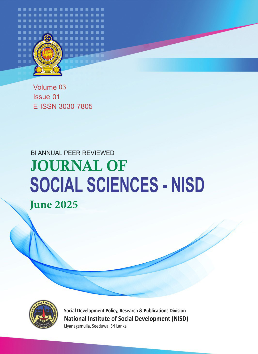 Social Science Journal Cover Page