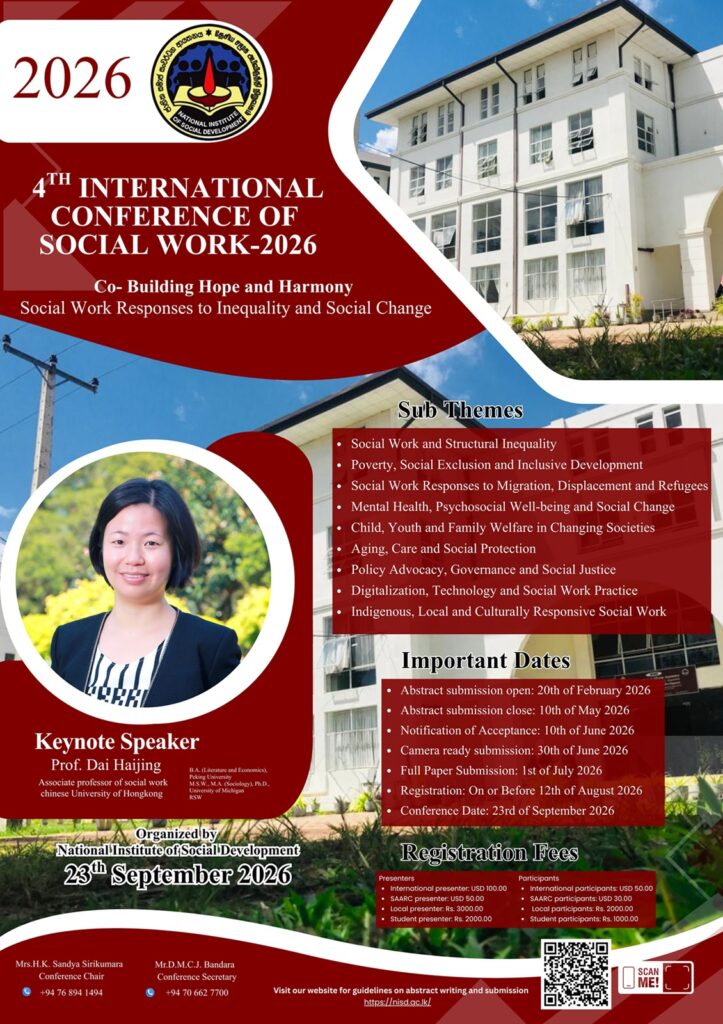 International Conference of Social Work - 2026